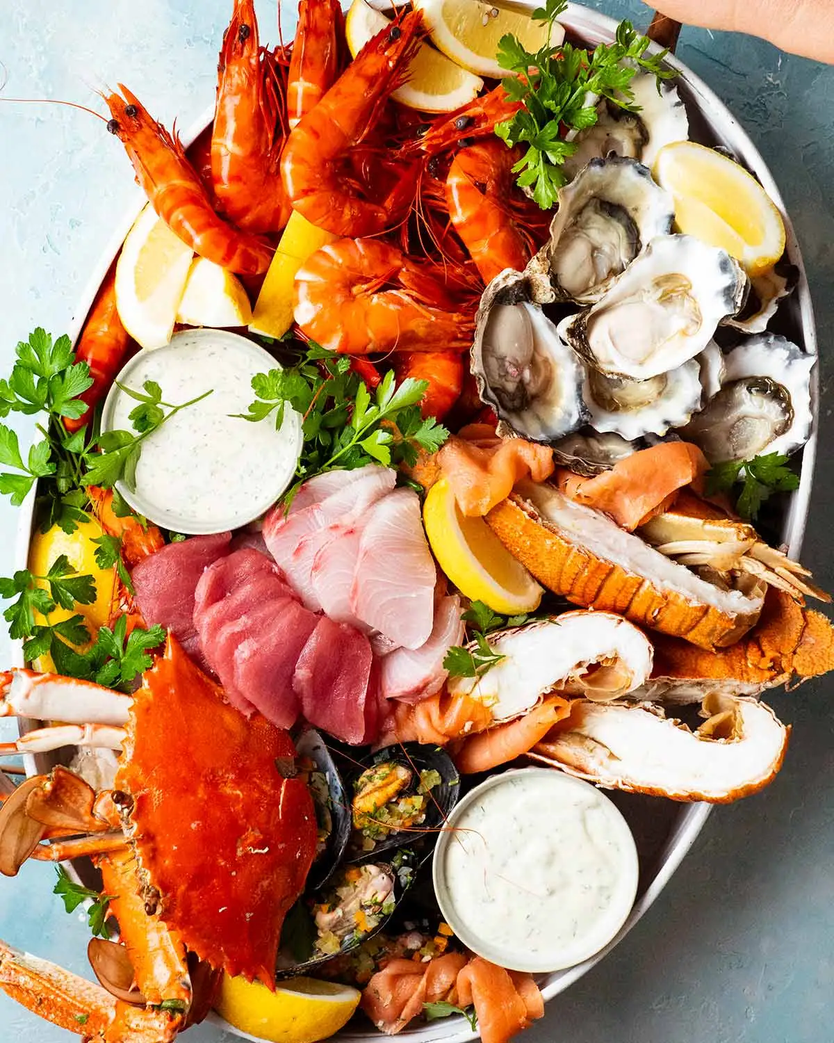 seafood platter Christmas for Day