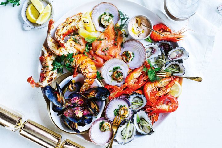 seafood platter for Christmas Day